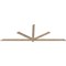 Ekena Millwork Kennewick Smooth Timber Gable Bracket, Douglas Fir, 108"W x 36"H x 1 1/2"D x 3 1/2"F, 8/12 Pitch GBW108X36X0204KEN00SDF - alternate 5